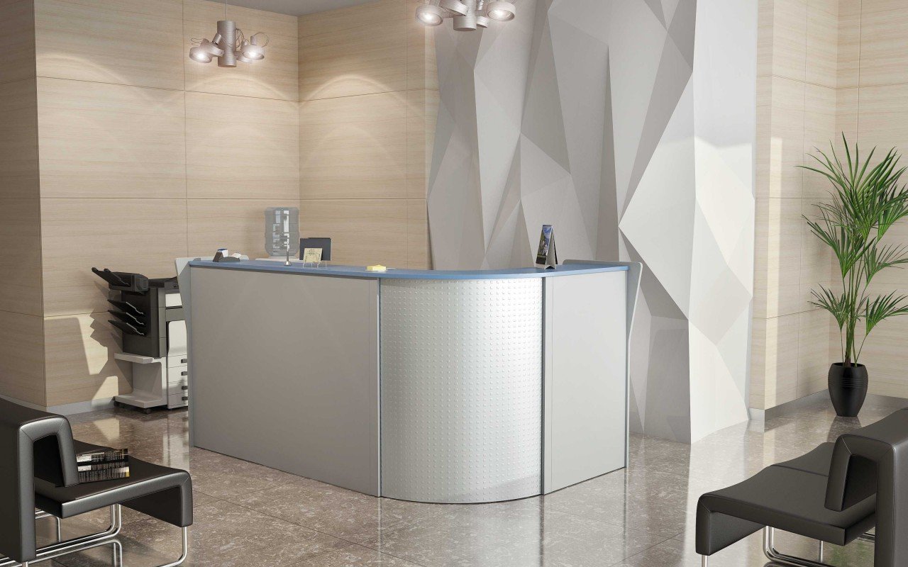 Угловая стойка-ресепшн ЭДЕМ-2 - вид 3