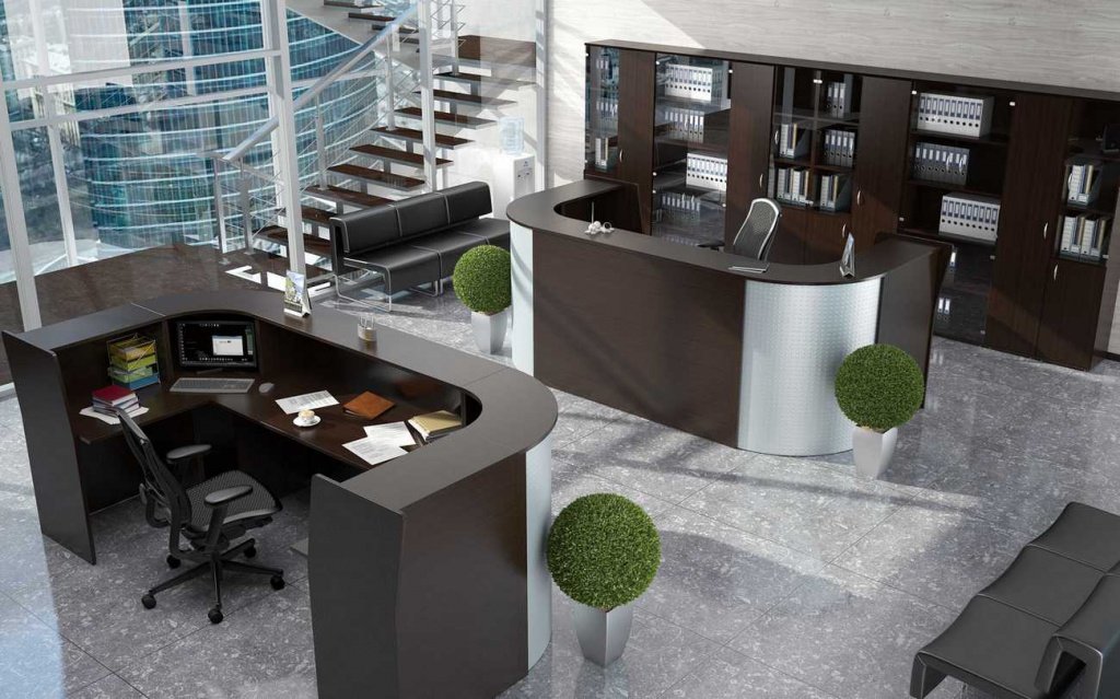 Угловая стойка-ресепшн ЭДЕМ-2 - вид 2